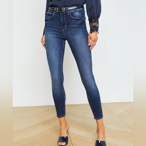 L’AGENCE Margot High Rise Skinny Jean Raw Hem *NWT*